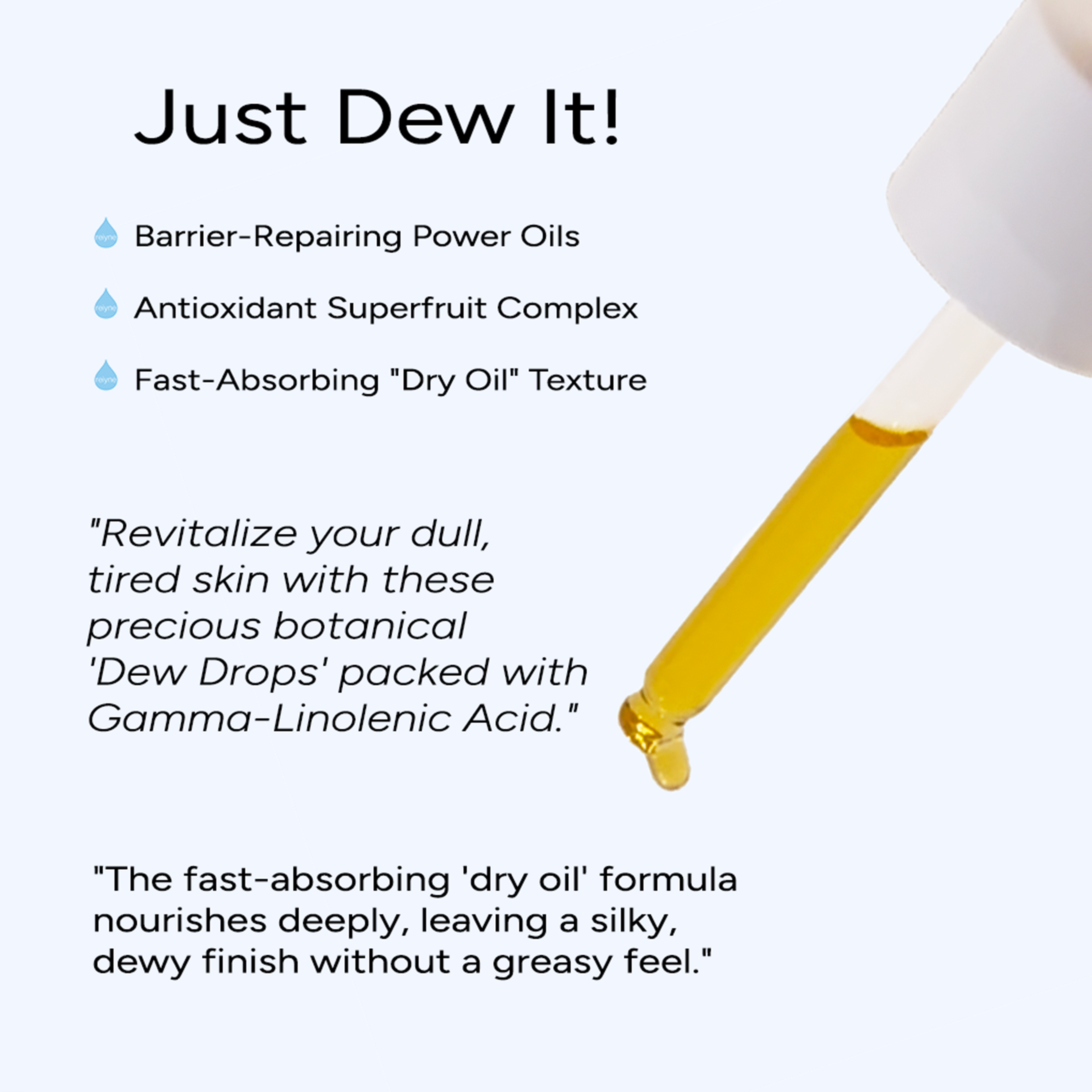 Reiyne Dew Drops Revitalizing Facial Oil