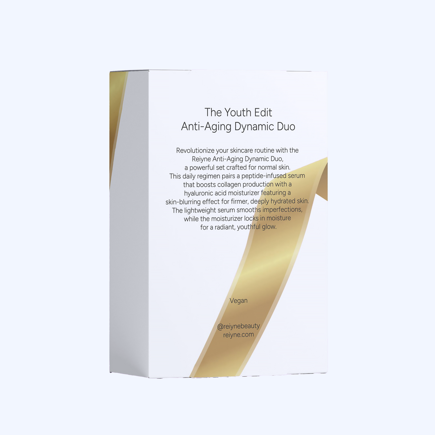 White and gold box of &