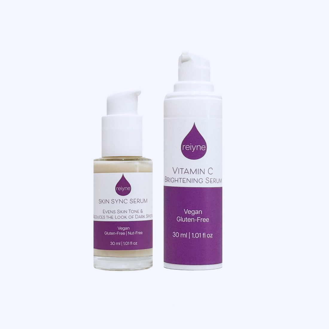 Reiyne Brightening Boost Kit with Vitamin C Brightening Serum and Reiyne Skin Sync Serum