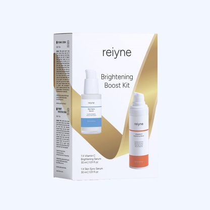 Reiyne Brightening Boost Kit with Vitamin C Brightening Serum and Reiyne Skin Sync Serum